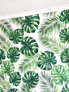 Tropical Palm Leaf Wallpaper