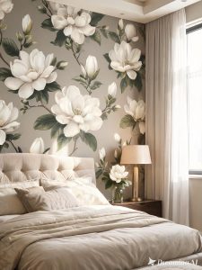 Elegant Magnolia Wallpaper