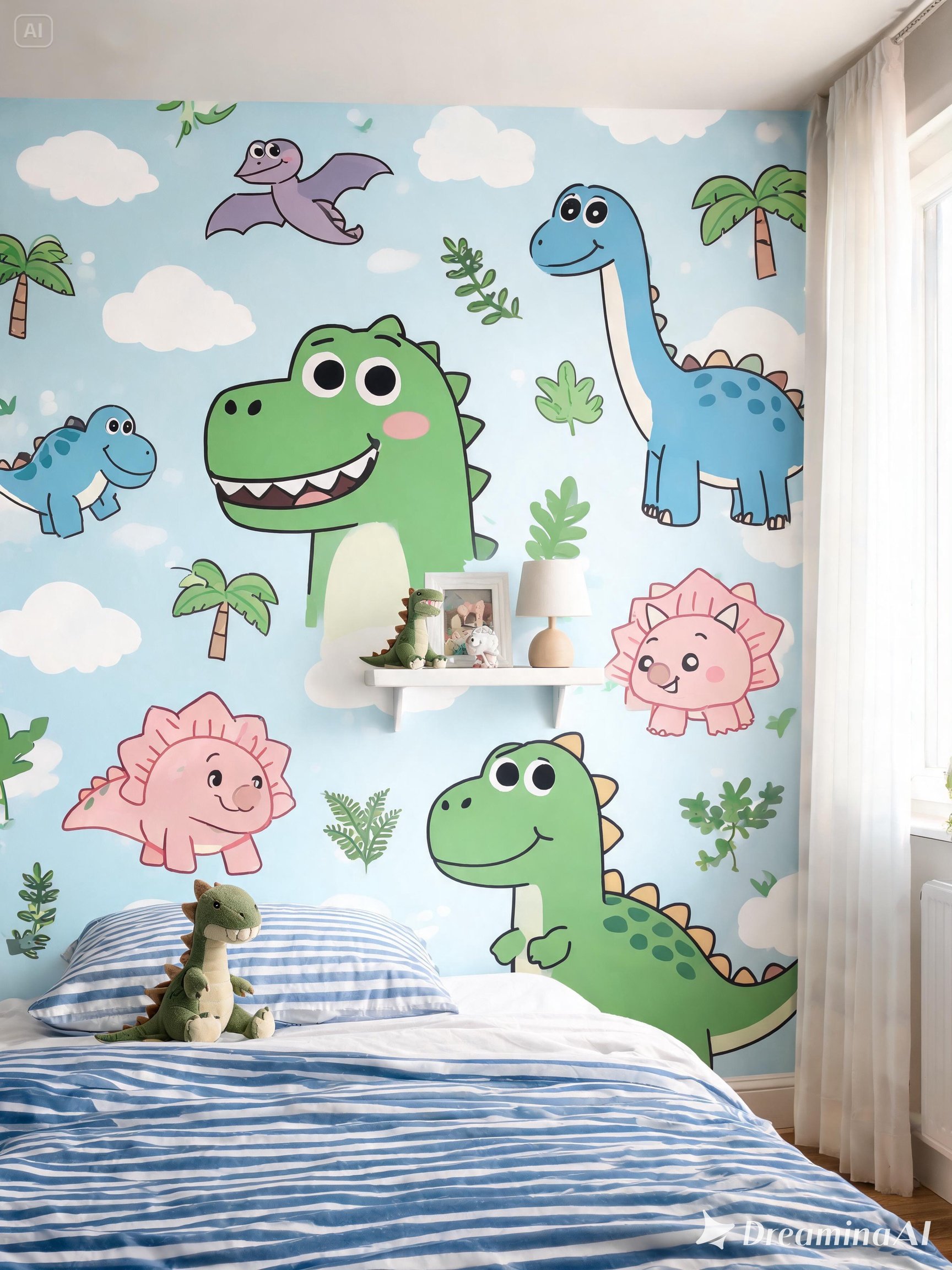 Cartoon Dinosaur Wallpaper