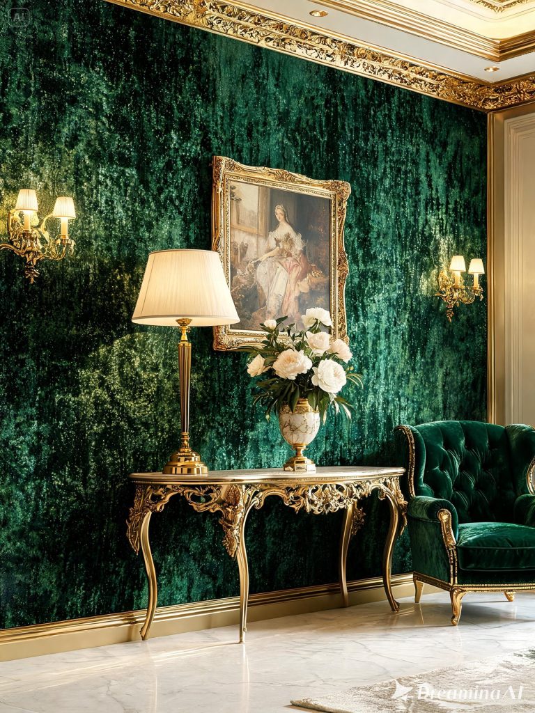 Luxury Velvet Effect Wallpaper