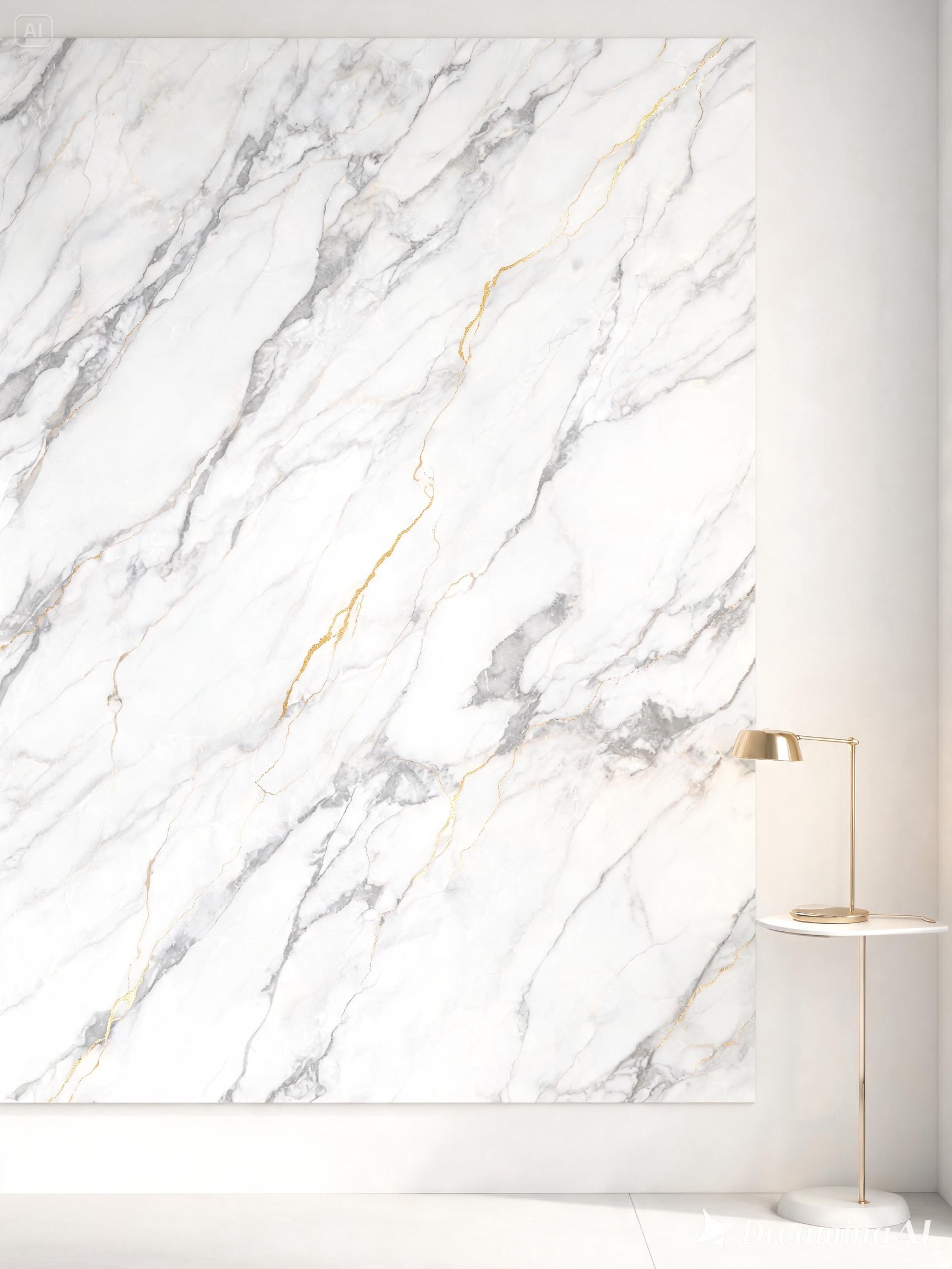 Contemporary Marble Effect Wallpaper