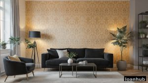 living room wallpaper