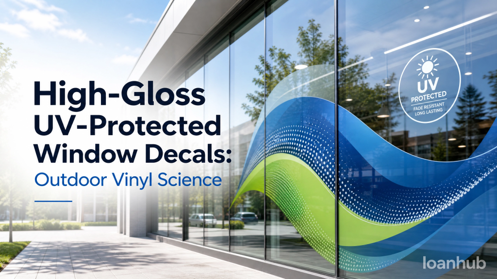 High-Gloss UV-Protected Window Decals: Outdoor Vinyl Science